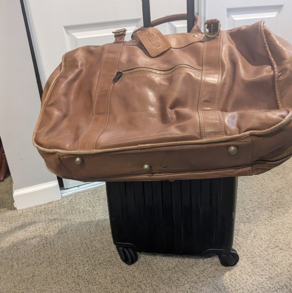 Tumi Dakota Steer Hide Large Large Travel Bag - Picture 9 of 11